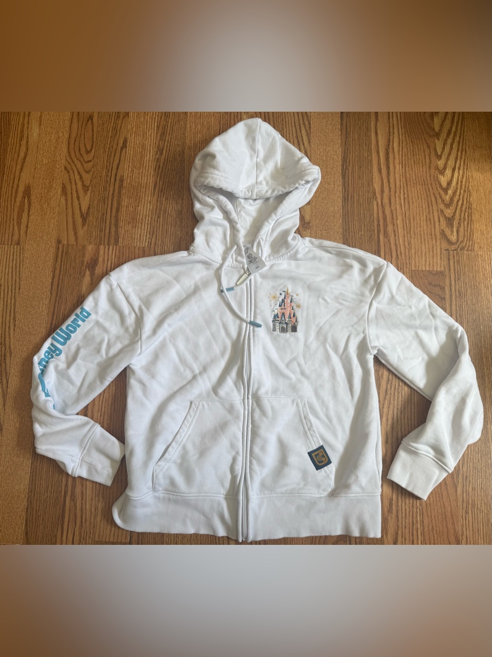 Disney Women's Zip Hoodie - Walt Disney World Park Icons small